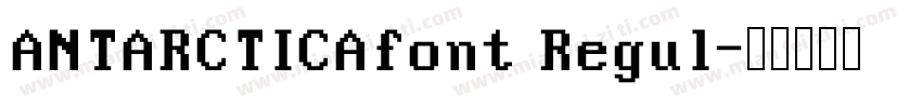 ANTARCTICAfont Regul字体转换
